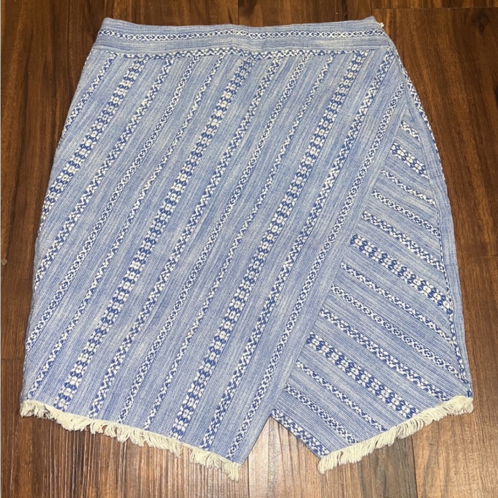 Blue/White LOFT Skirt.